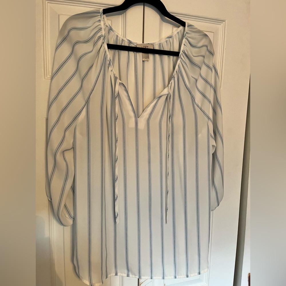 LOFT Peasant Top